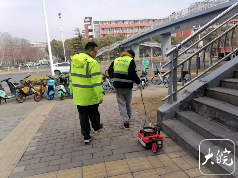 安徽合肥经开区利用雷达探测技术排查地下空洞，提前消除道路“病害”