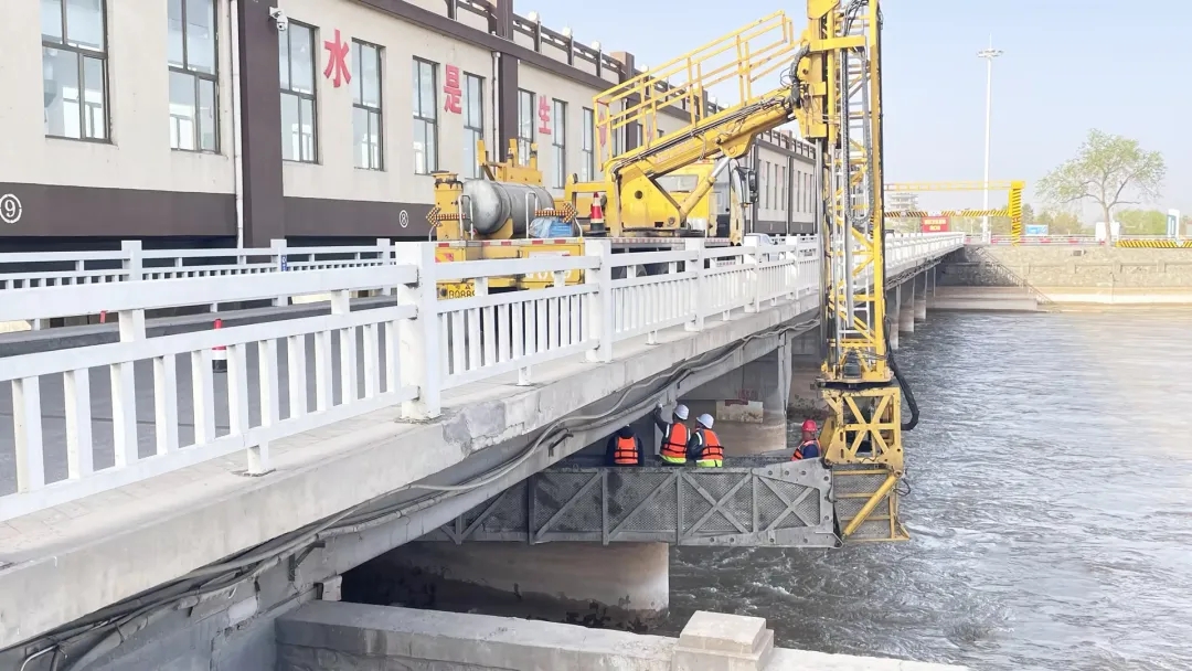 黄河三盛公水利枢纽交通桥检测项目受到业主单位认可